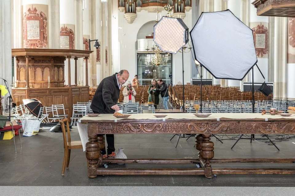 styling voor het laatste avondmaal Doesburg in de Martinikerk