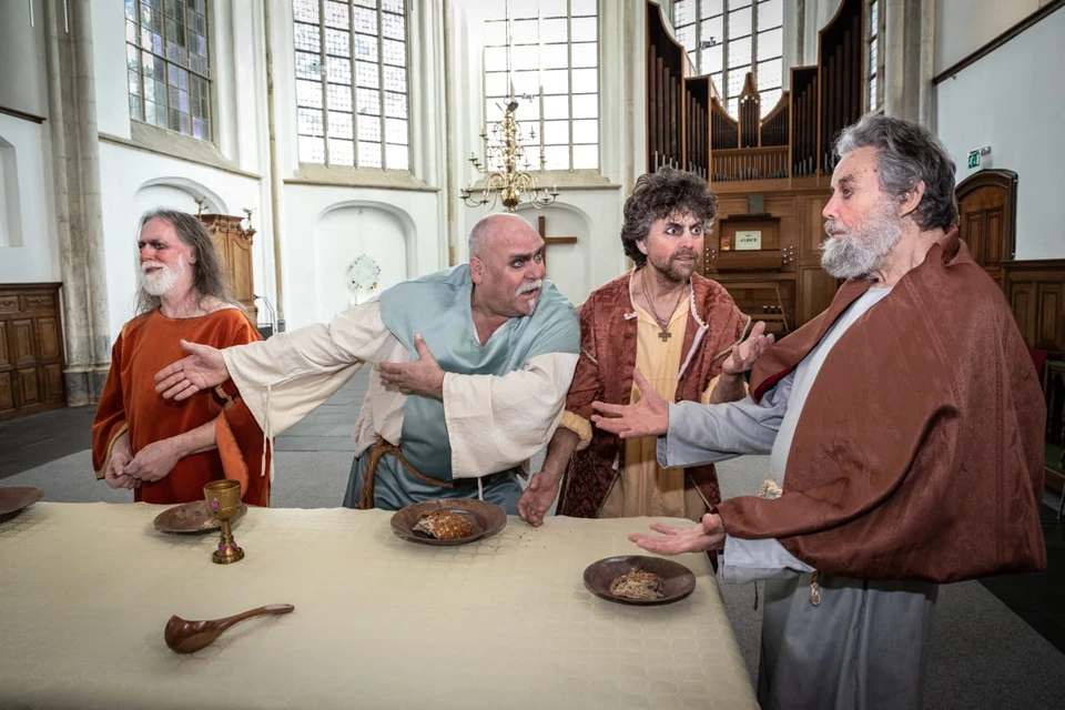 the making of het laatste avondmaal Doesburg in de Martinikerk