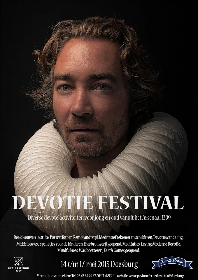 portretfoto voor het Devotiefestival gebaseerd op Rembrandt