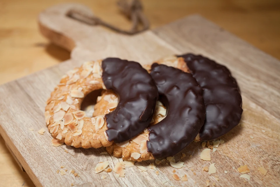 kerstkrans met chocolade van de Driekant Zutphen