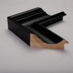 klassieke lijst-hout-zwart-glad