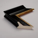 klassieke lijst-hout-zwart-goud
