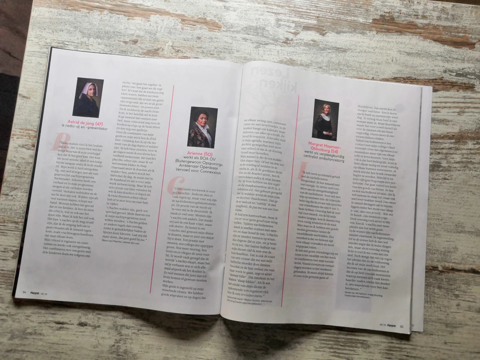 artikel in de Margriet gefotografeerd door Robbin van Turnhout