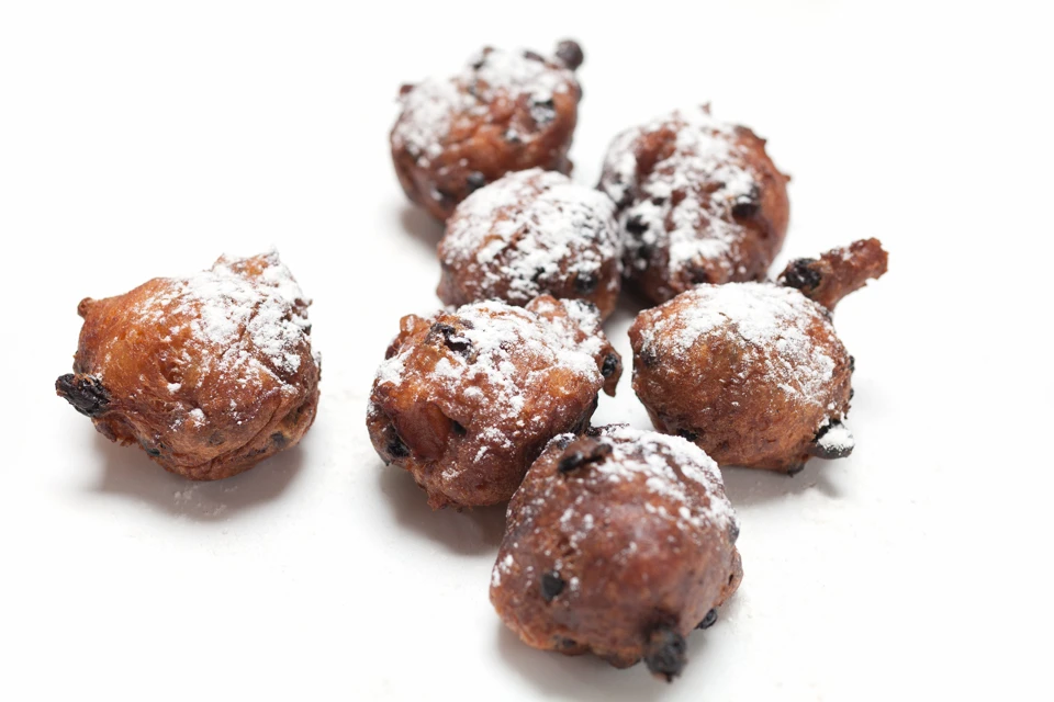 oliebollen met poedersuiker van de Driekant Zutphen