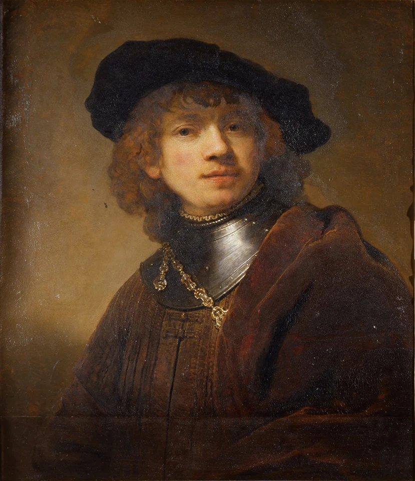 Een zelfportret van Rembrandt van Rijn