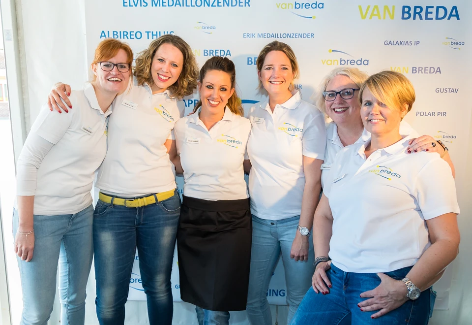groepsfoto werknemers van Breda Brummen