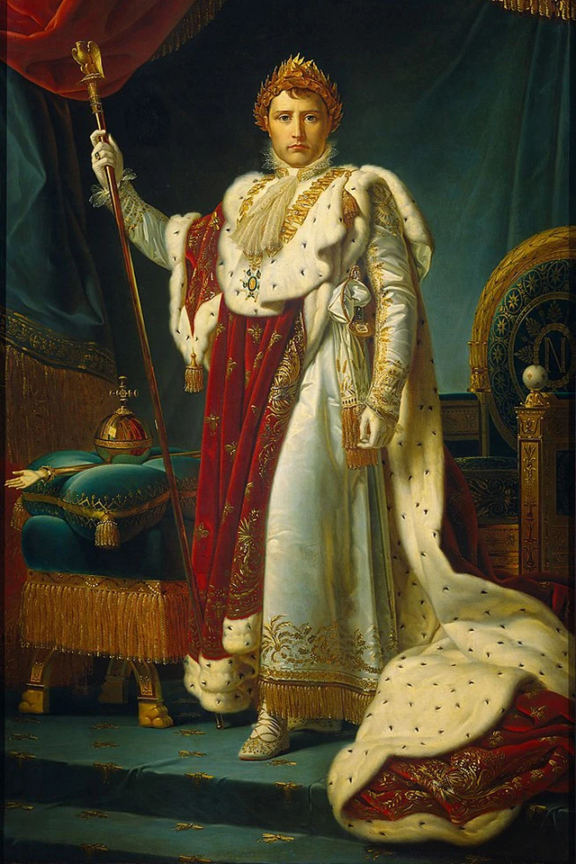 voorbeeld van kikvorsperspectief portret Napoleon